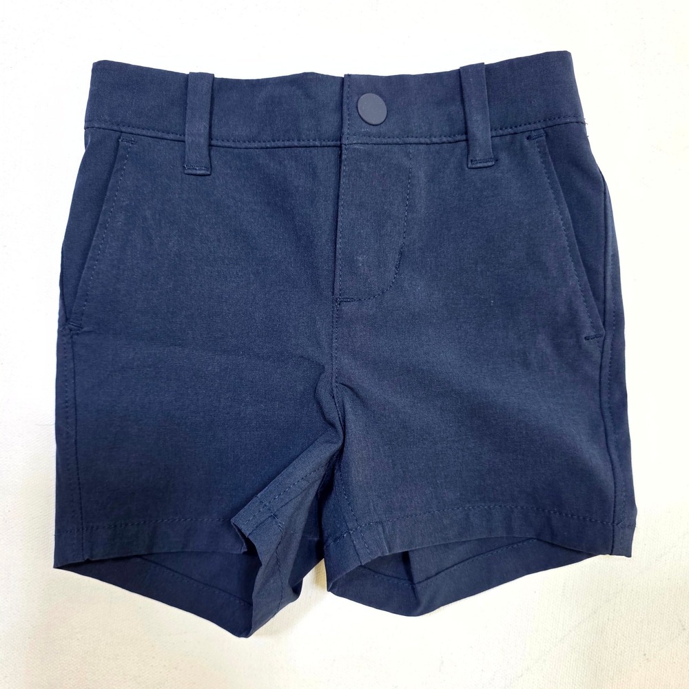 Janie and Jack Shorts Boys 6-12 Months Navy Blue Elastic Waist Classic Preppy